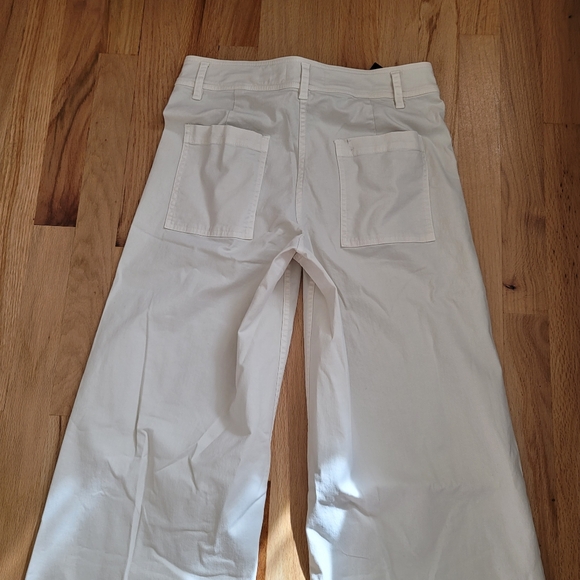 Nili Lotan Megan Wide-Leg Pants in Stone Size 0 NWT - Picture 6 of 9